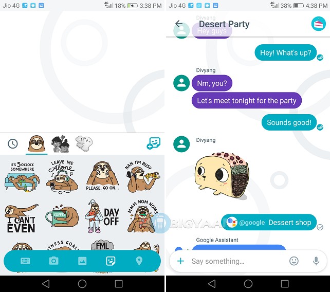 google allo features