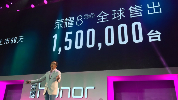 1.5 Million units of Honor 8 sold since its launch in July 5 1.5 Million units of Honor 8 sold since its launch in July