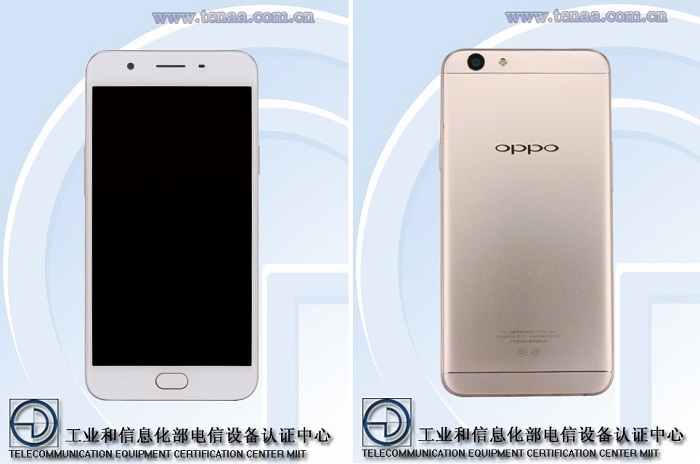 oppo-a59s-tenaa-front-rear-view