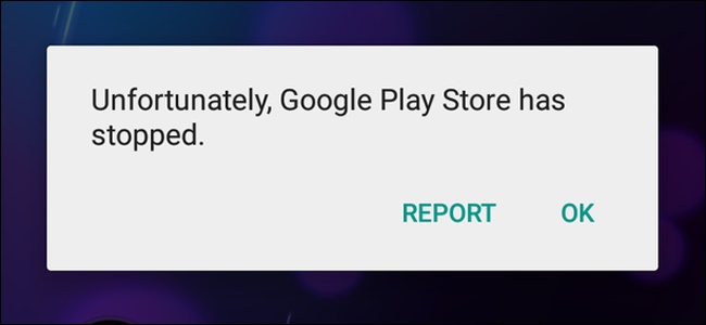 google play store has stopped