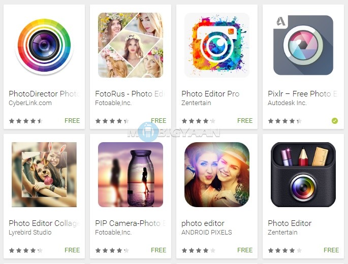 best photo editing apps for android