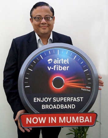 Airtel V Fiber launch Mumbai