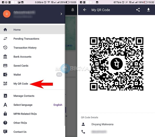 PhonePe app