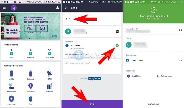 PhonePe app