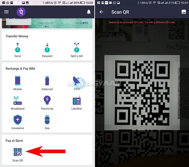 PhonePe app