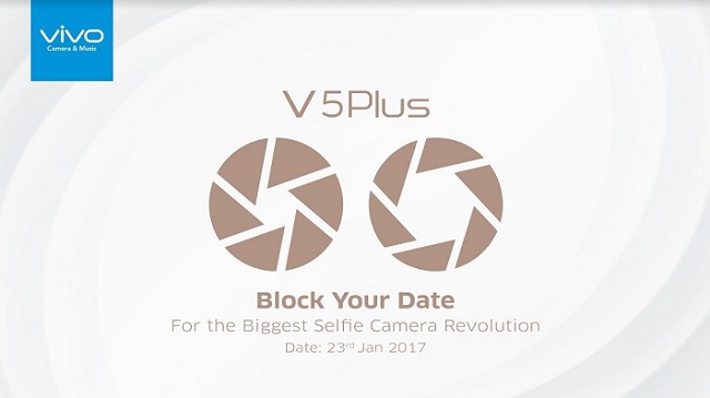 Vivo V5 Plus india launch invite