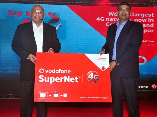 Vodafone 4G launch Tamil Nadu