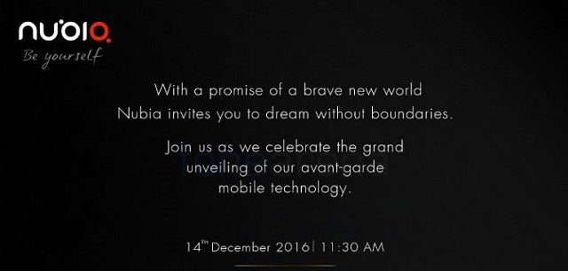 nubia Z11 and N1 India launch invite