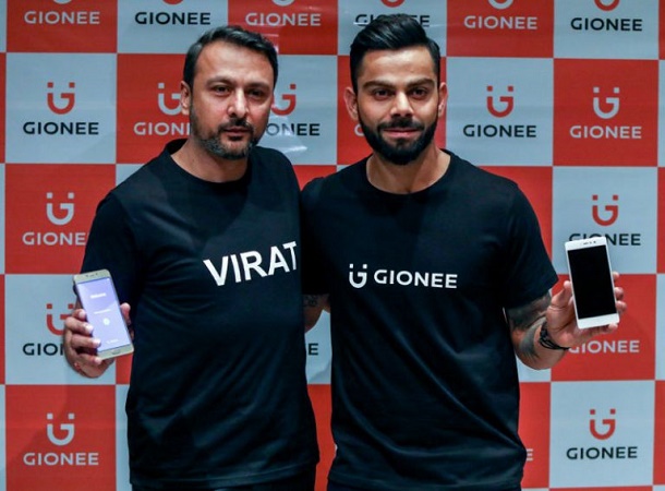 Gionee Kohli brand ambassador