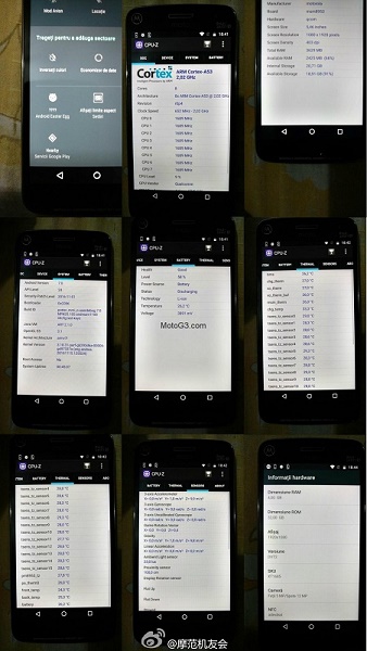 Moto G5 Plus Specs leak