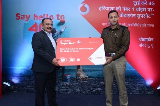 Vodafone 4G launch yamunanagar