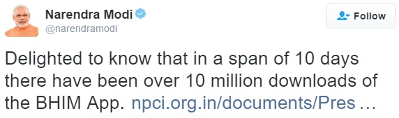 bhim-10-million-downloads-android-pm-tweet