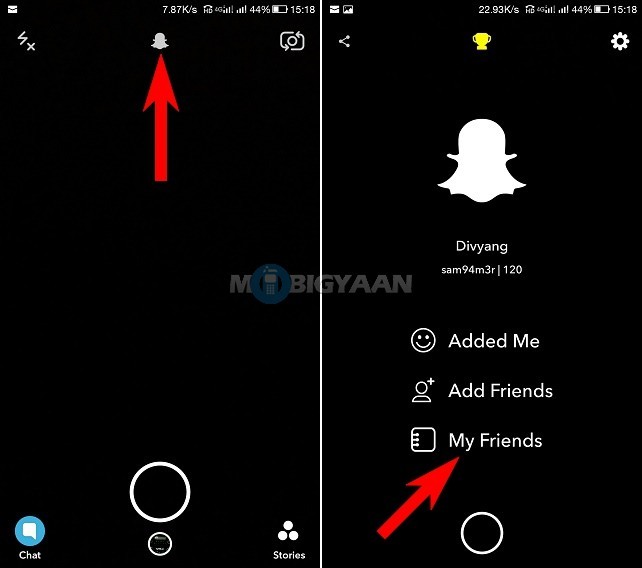 How to block someone on Snapchat Guide 1