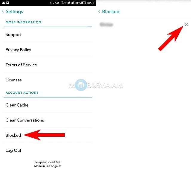 How to block someone on Snapchat Guide 5