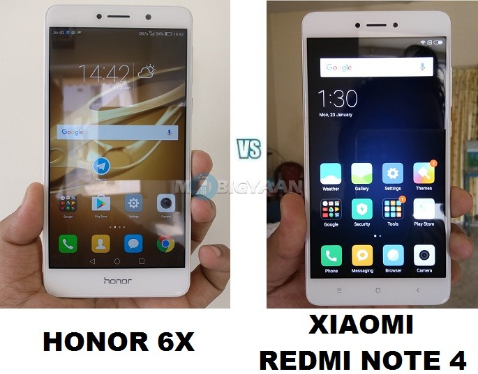 Xiaomi Redmi Note 4 vs Honor 6X Specs Comparison Which is better