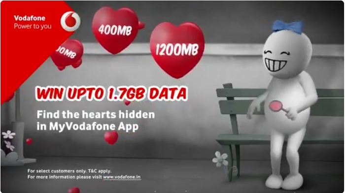 vodafone hunt the hearts contest