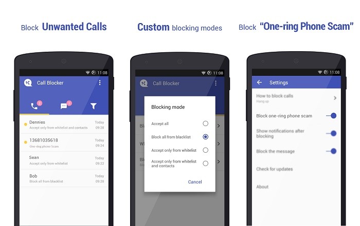 5 Android Apps that lets you block spam calls 3