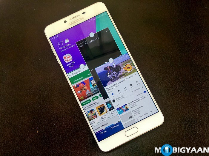 How to enable multiwindow with Pop up view gesture on Samsung Galaxy C9 Pro Guide