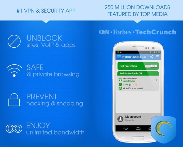 Top 9 Free VPN Apps For Android 2