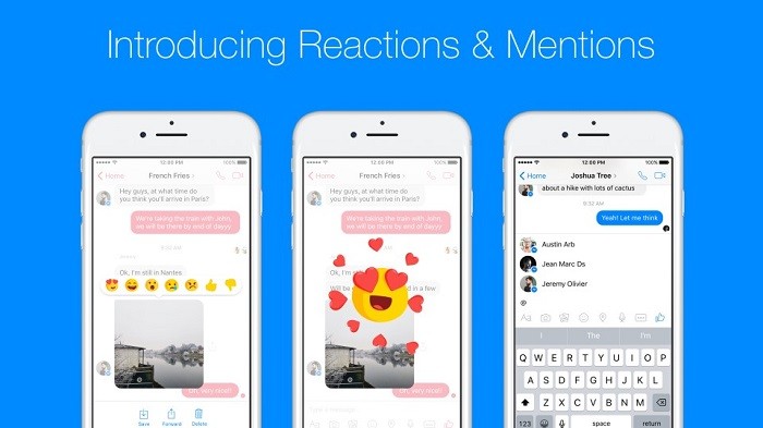 Facebook announces Message Reactions and Mentions for Messenger 2 facebook-messenger-reactions-and-mentions