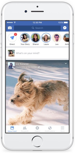 You can now share your Instagram Stories directly on Facebook 2 facebook-stories-1