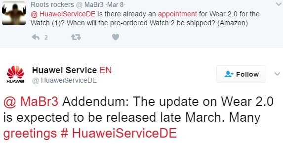 Huawei Watch to receive Android Wear 2.0 update by the end of this month 2 huawei-watch-android-wear-2-update-march