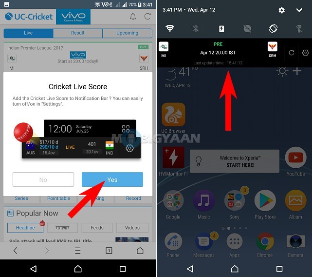 How To Get Live Cricket Score Notifications On Android Guide 2