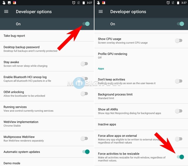 How to get freeform multiwindow on Android Nougat phones Guide 1