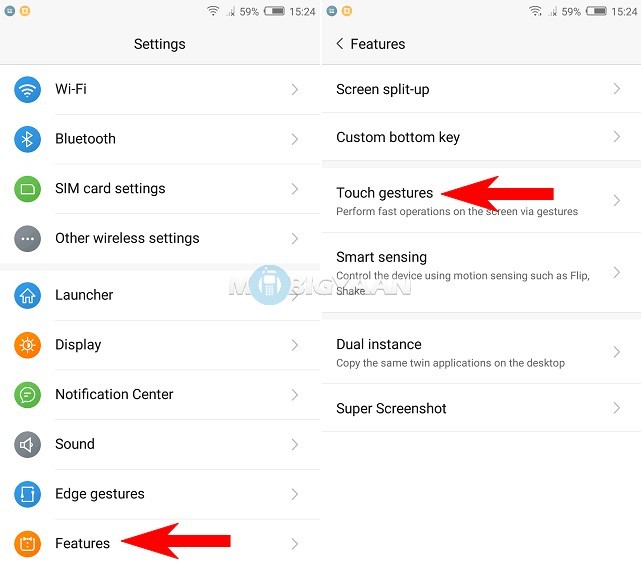 How to take a screenshot on Nubia Z11 Mini S Guide 3