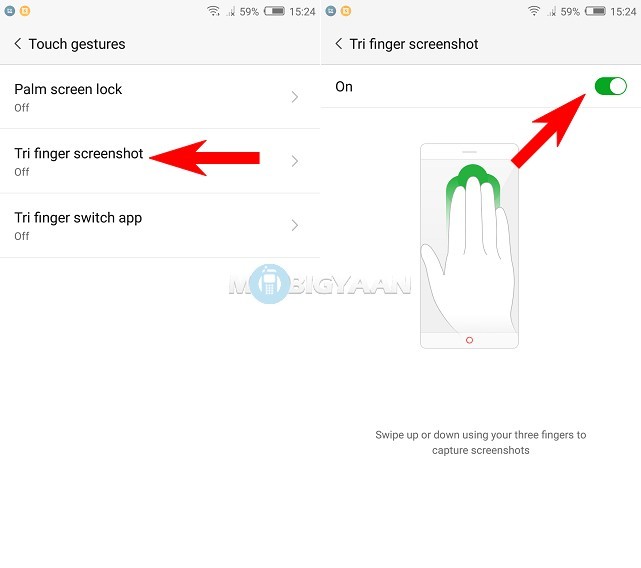 How to take a screenshot on Nubia Z11 Mini S Guide 4