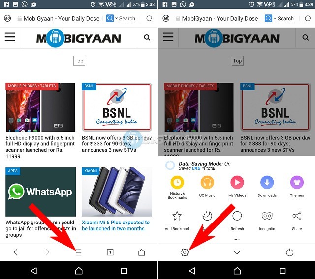 How to turn off UC News notifications in UC Browser Guide 2