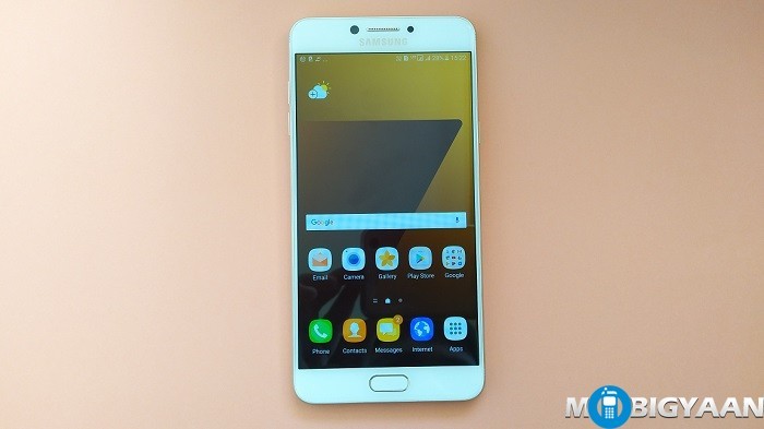 Quickly Launch Camera On Samsung Galaxy C7 Pro
