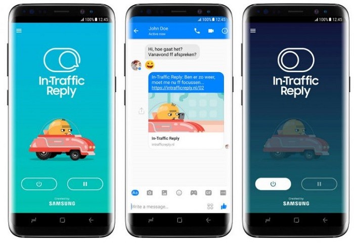 Samsung In Traffic Reply app