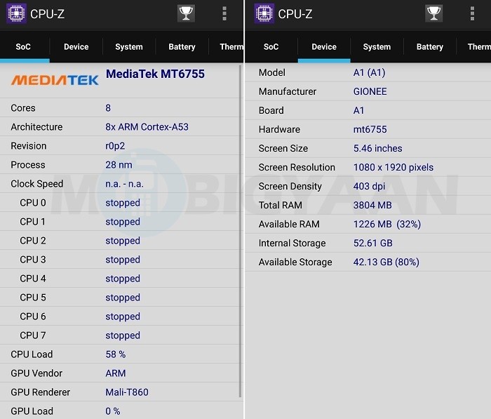 Gionee A1 Review 14 gionee-a1-review-performance-cpu-z
