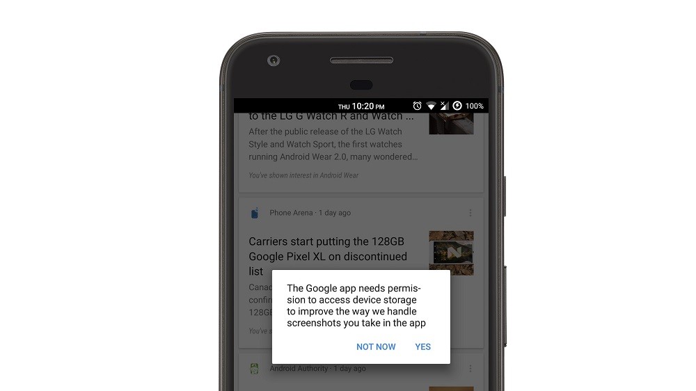 Screenshot cropping and drawing tools being tested in Google app