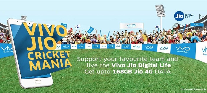 reliance jio vivo cricket mania header