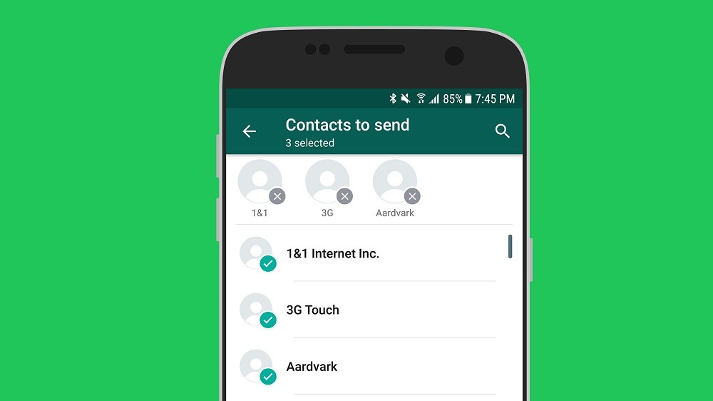whatsapp update contacts