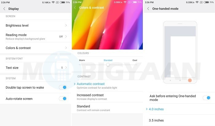 xiaomi-redmi-4a-review-display-settings-colors-one-hand-mode