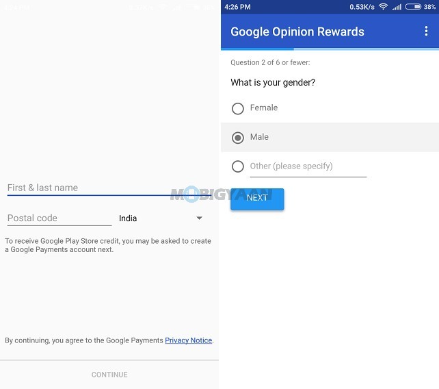 How to earn free google play credit using Google Opinion Rewards 2