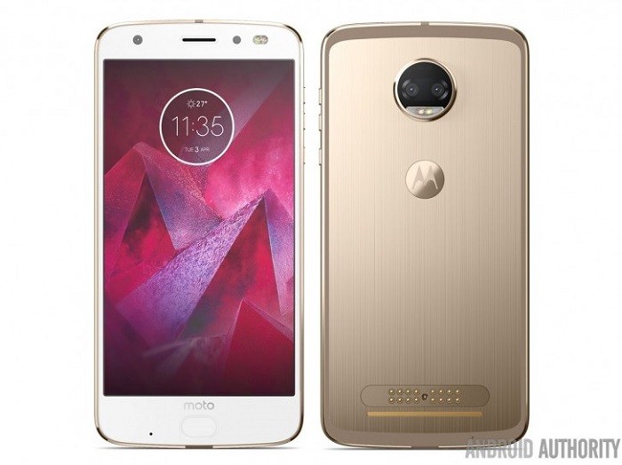 Moto Z2 force press renders leak