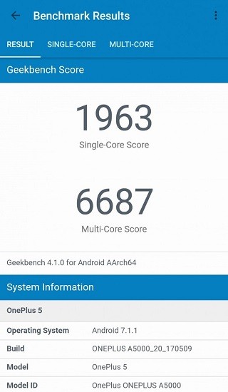 oneplus 5 gfxbench score