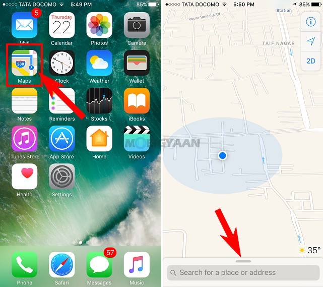delete search history from apple maps