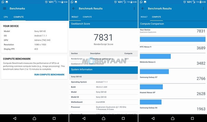 Sony Xperia XZ Premium Benchmarks