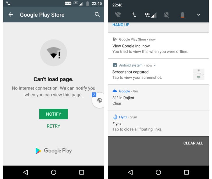 Google Play Store gets a new offline page, will now notify you when you are back online 1 google-play-store-offline-online-notification