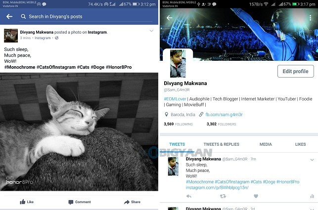 How to automatically share Instagram post directly to your Facebook and Twitter account 1