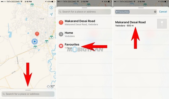 How to save locations on Apple Maps