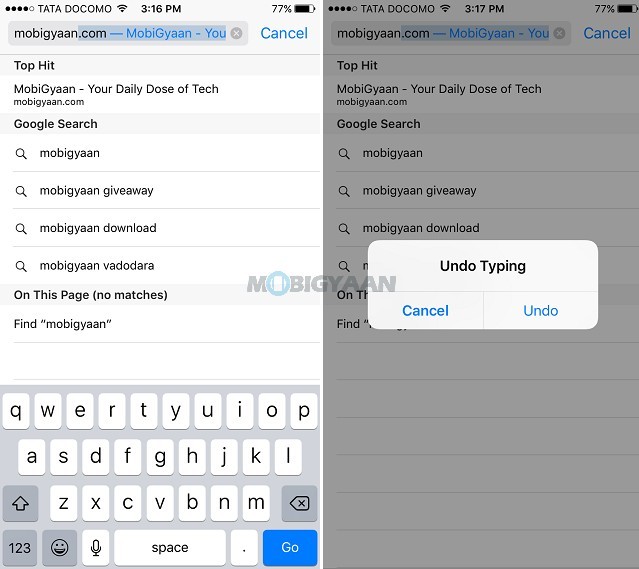 How to undo typing on Apple iPhones iOS Guide 2