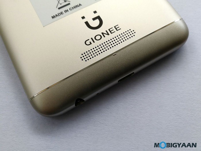 Gionee A1 Lite Hands on Review Bottom Back Images 3