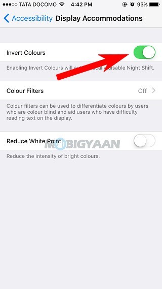 How to use Color Filters and Display Accommodation on iPhones Guide 3
