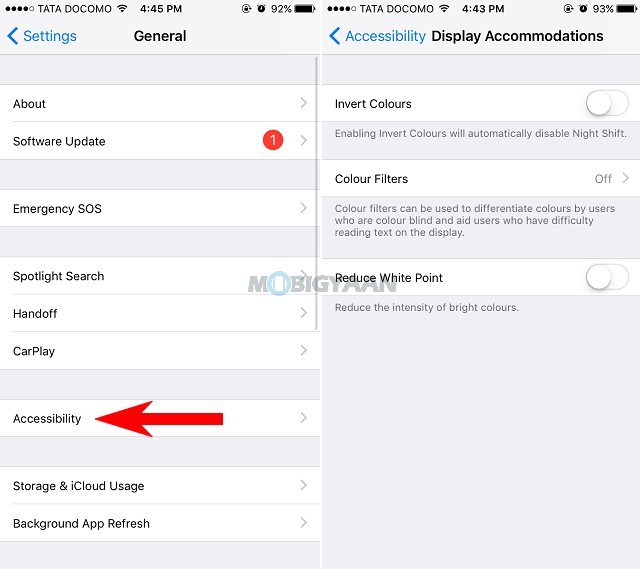 How to use Color Filters and Display Accommodation on iPhones Guide 4